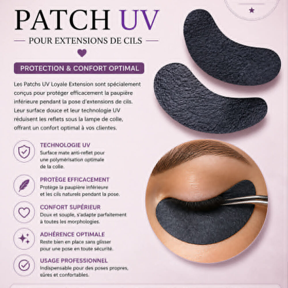 Patch UV Noire 1pcs