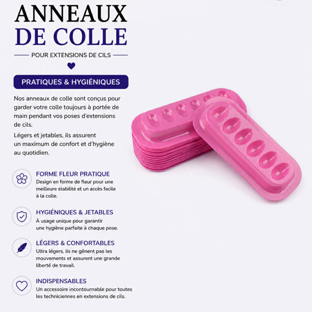 Plateau adhésif colle 50 pcs