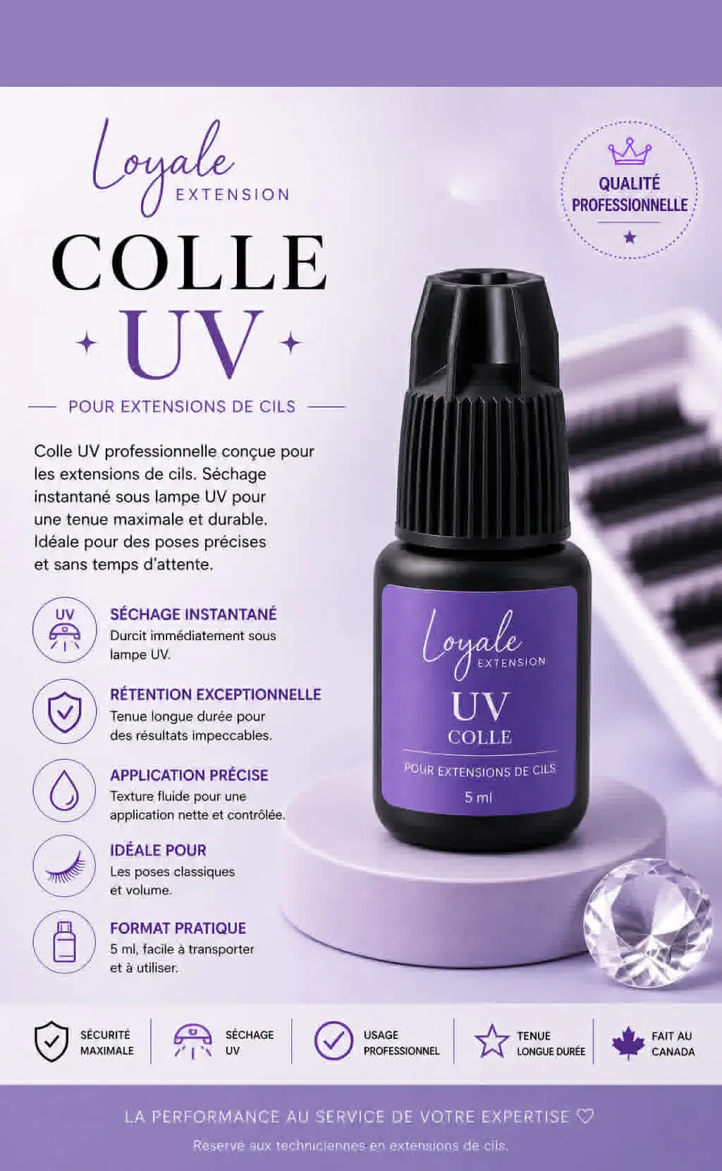 Colle UV Clear 5ml - PROMO